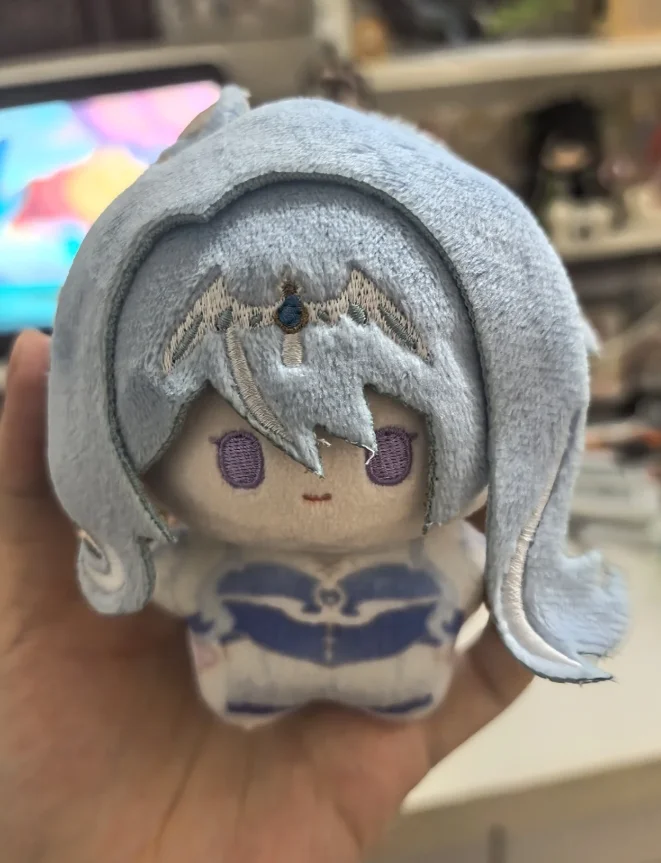Game Genshin Impact 10cm Cute Q-version Cotton Doll Plush Toy Plushie Odette Spessiva Pendant Ornament Birthday Xmas Gifts