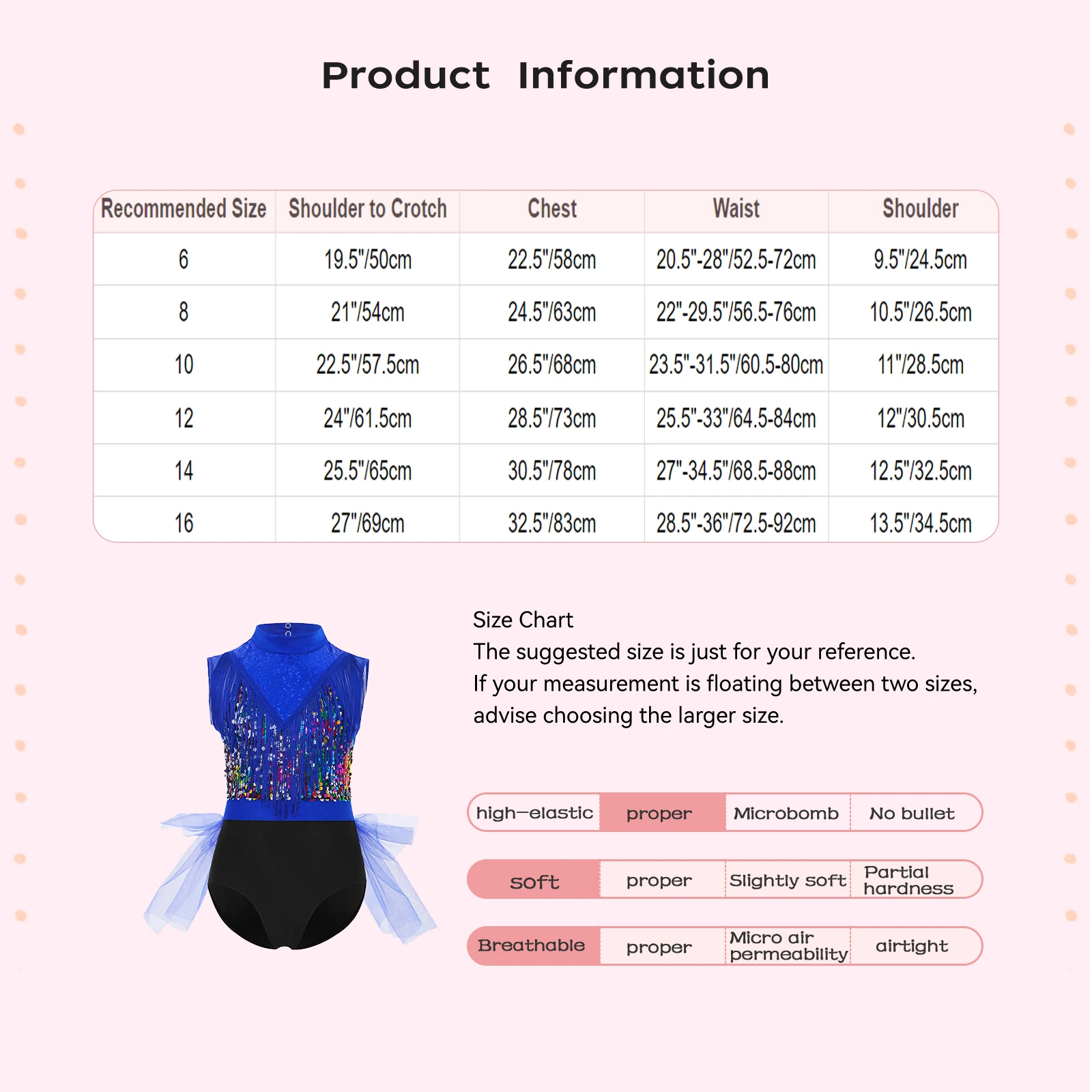 Collant de dança de balé lírico para meninas, sem mangas, recortes nas costas, borlas, lantejoulas brilhantes, vestido de balé para performance de patinação artística