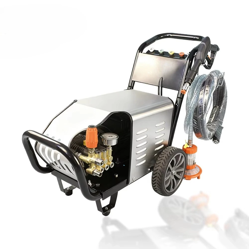 معدات رش غسيل السيارات الزراعية عالية الطاقة التجارية جهاز تنظيف يعمل بالضغط العالي 220 فولت ماكينة غسيل السيارات الأوتوماتيكية الصناعية #4
