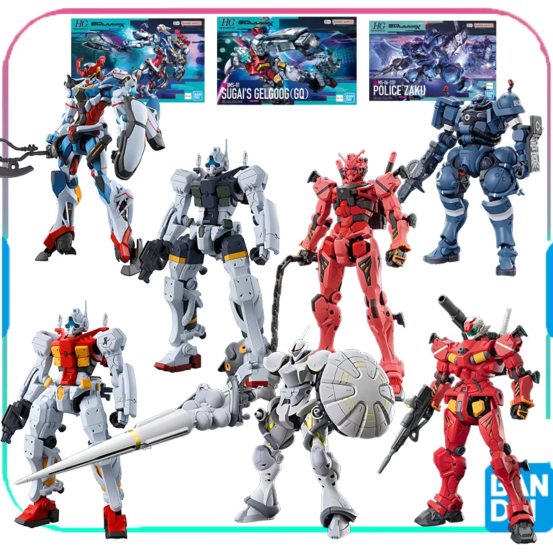 

Bandai Original GUNDAM HG Series Gundam GQuuuuuuX MS-15/H XAVIER'S GYAN HAKUJL-PACKS LIGHT-TYPE GUNCANNON Anime Action Figure