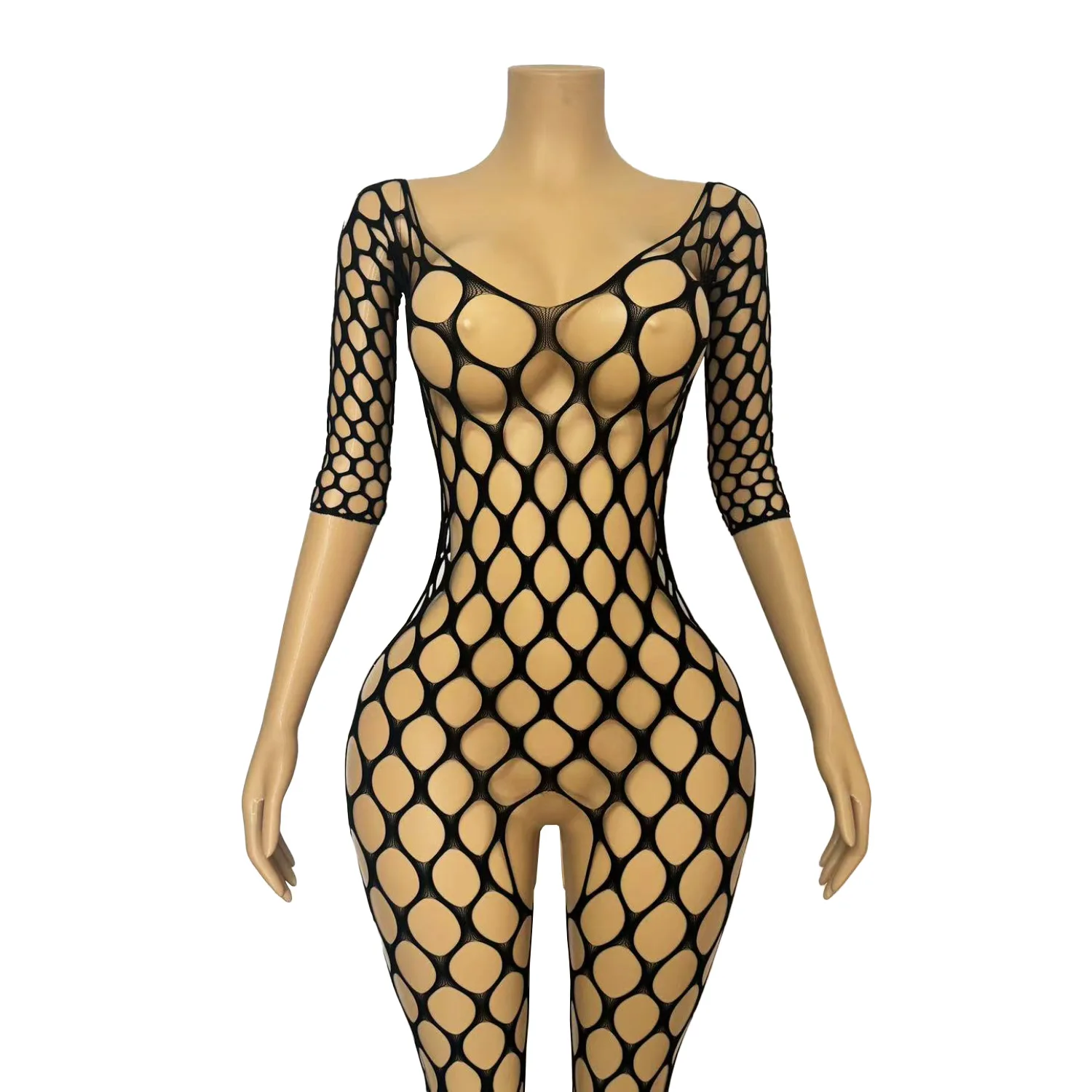 Sexy Lingerie Mesh Fishnet Bodystockings For Women Sexy Dress Open Bra Crotchless Teddies Bodysuits Female Sexy Porno Underwear
