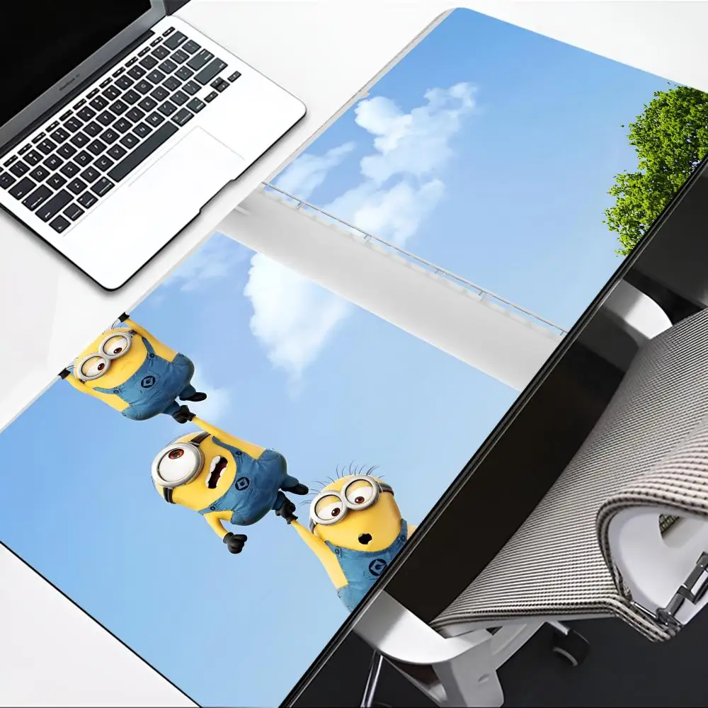 M-Minions Mouse Pad para Gamer Desk, Game Pad, Acessórios Tapete, Almofada De Mesa, Rosto