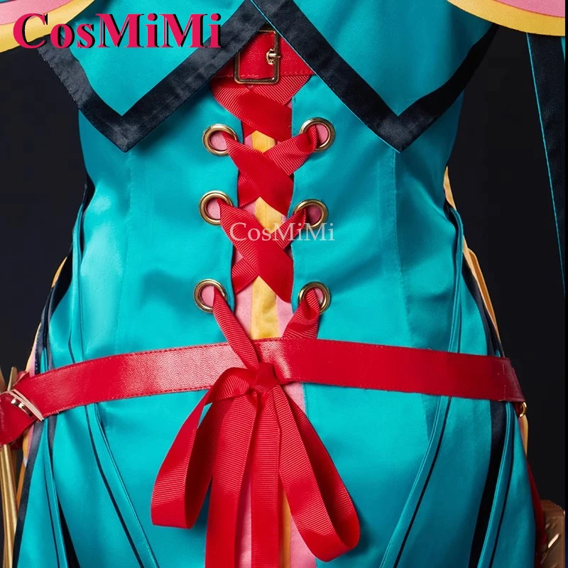 CosMiMi Gra Wuthering Waves ZheZhi Strój Cosplay Słodki Uroczy Mundurek Sukienka Damska Karnawałowa Impreza Przebranie XS-XL Nowy