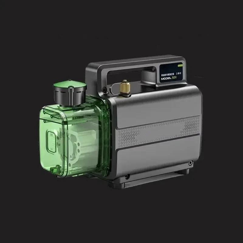 Air Conditioner Vacuum Pump R32 Refrigerant Copper Tube Evacuated F12345 L Rapid Vacuum Pump Installed