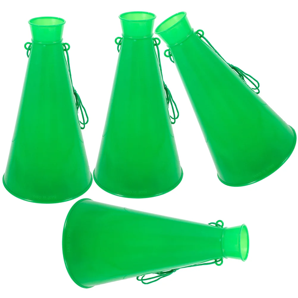 

4 Pcs Cheering Horn Playthings Portable Speaker Megaphones for Party Toy Noise Maker Football Makers Plastic Horns