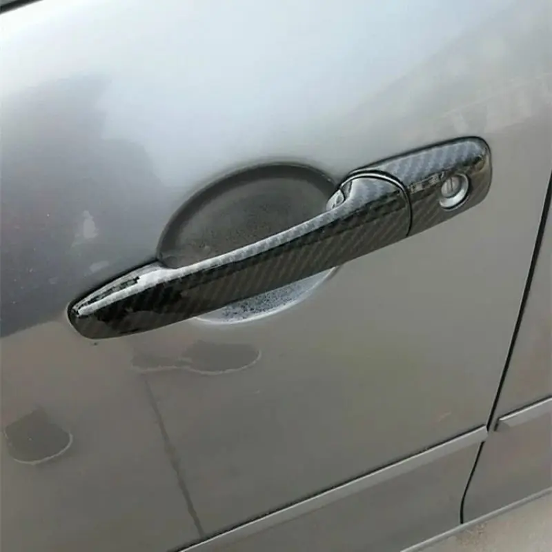 

Для Mazda CX-7 CX-9 CX7 CX9 2007 2008-2015 ABS углеродное волокно дверная ручка крышка чаша рамка планки наклейка аксессуары для стайлинга автомобилей