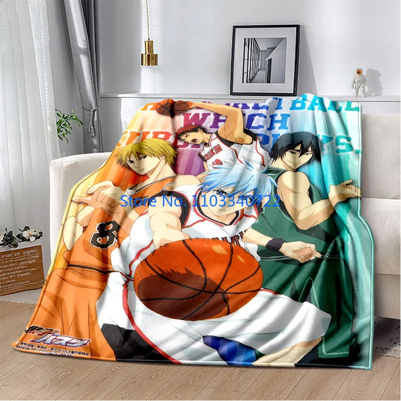 Anime Kuroko's Basketball Cartoon Soft Throw  Blanket Throw for Bed Sofa Nap Blankets 150x200cm Boy Girl Festival Gift