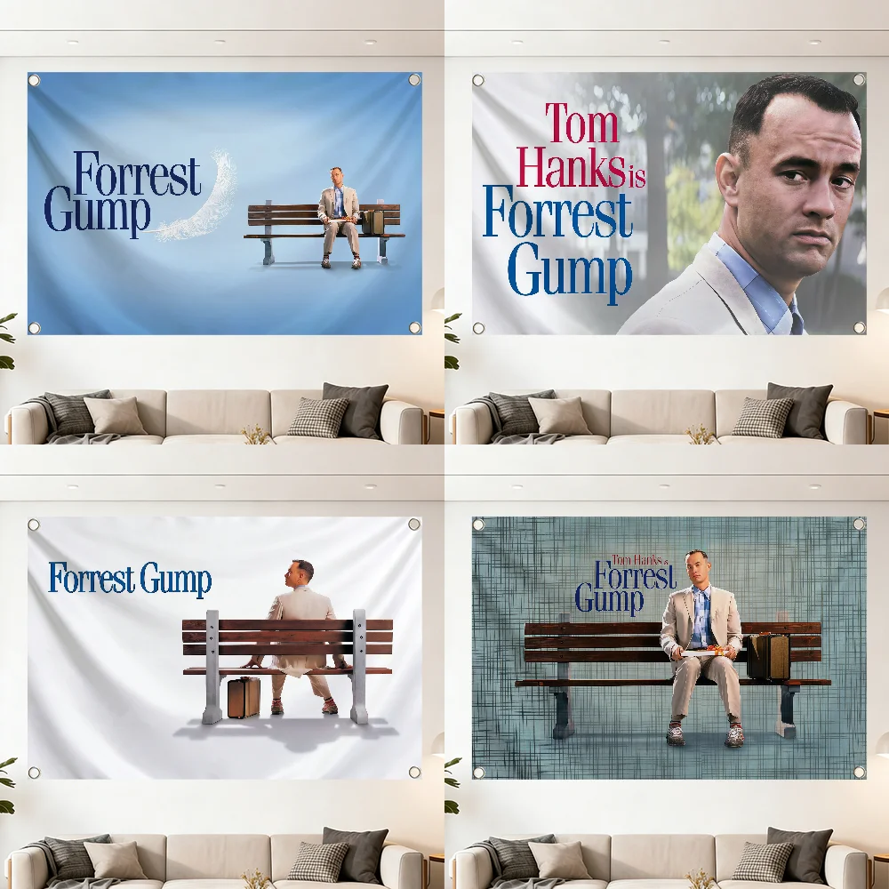 Film Forrest Gump flag Decoration Outdoor Picnic Party Art Hanging Home Camping Party Banner Best sellers