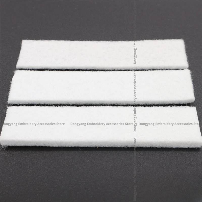 1M 1.8cm Width 2mm 3mm 4mm 5mm Thickness Self-Adhesive Felt Double-Sided Adhesive Felt Taboret Fiber Strips Computer Embroidery