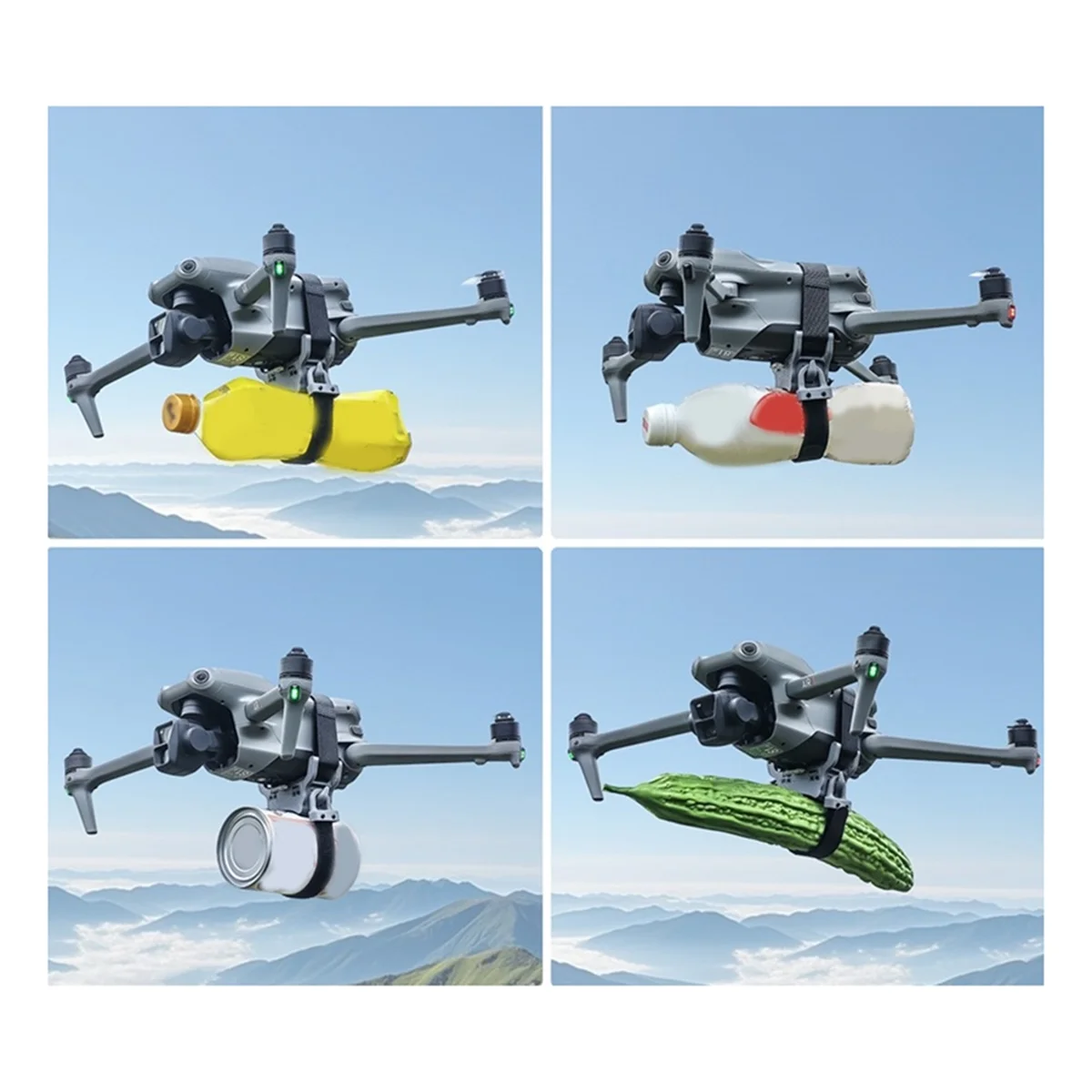 L67A Pro Airdropper 광 감지 제어 드론 던지기 유형 DJI Air2/Air2S용 무제한 구조 물 공급