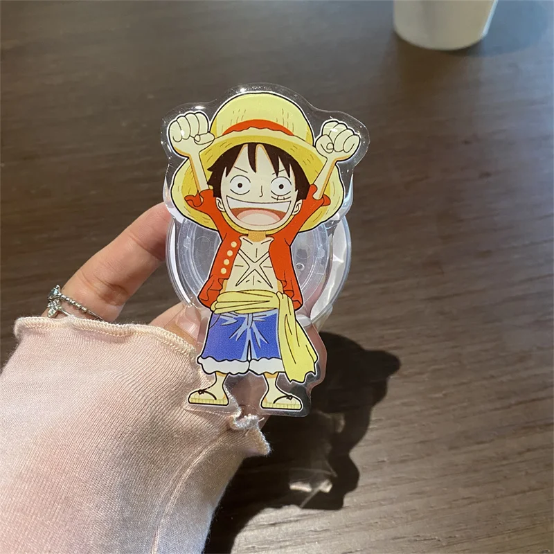 Милый мультяшный чехол O-One Piece Luffy Zoro Magsafe с беспроводной зарядкой для iPhone 11, 12, 13, 14, 15, 16 Pro Max, магнитный держатель с 3D аниме