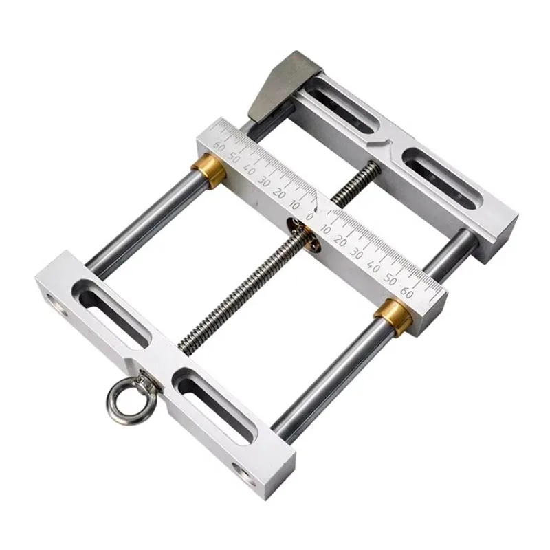 4 Inch Parallel-Jaw vice Aluminium Alloy Flat Tongs Max Holding Width 110MM for CNC Engraving Milling Machine Bench Drill Vise