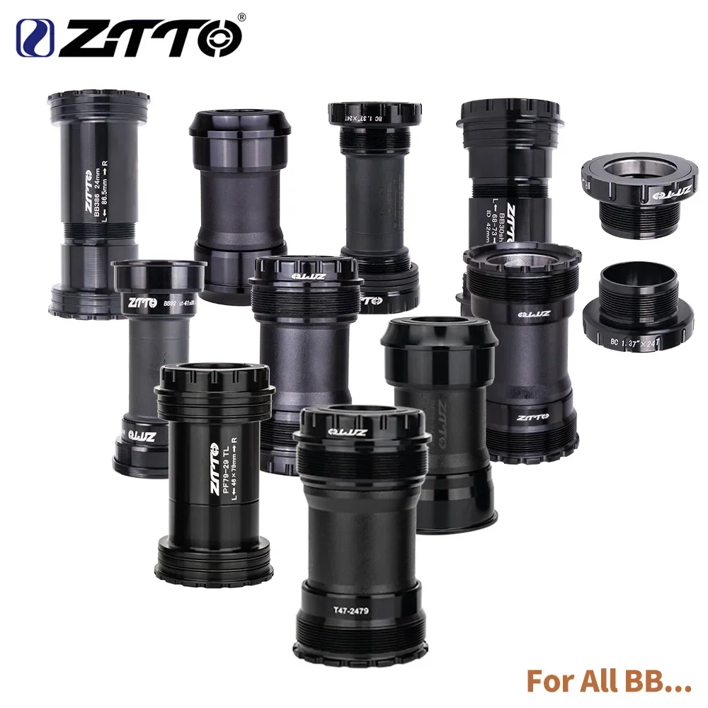 ZTTO Bicycle Bottom Brackets Catalog All BB BB92 BB86 Right Press Fit BB30 PF30 BB386 DUB Thread BSA T47 Universal MTB Road