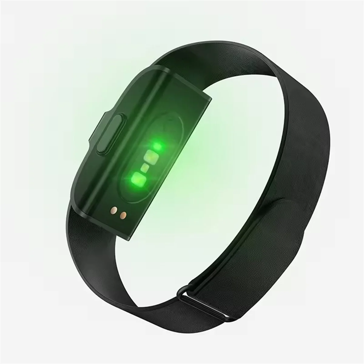 Pulseira inteligente prata com rastreador de freqüência cardíaca, pedômetro, esporte, fitness, 2208A