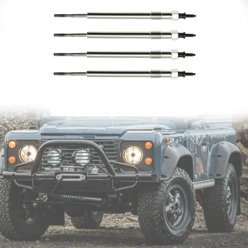 

4 pcs Glow Plugs For Peugeot Boxer Platform/Chassis Van Ford Ranger Transit Land Rover Defender U20218601 BK3Q6M090AB 9675680980