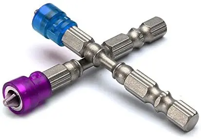 10Pcs S2โลหะผสม PH2 Phillips เดี่ยวหัวไขควงแม่เหล็ก Bits Anti-Slip 1/4นิ้ว Hex ก้าน Drywall ไฟฟ้าไขควงชุด