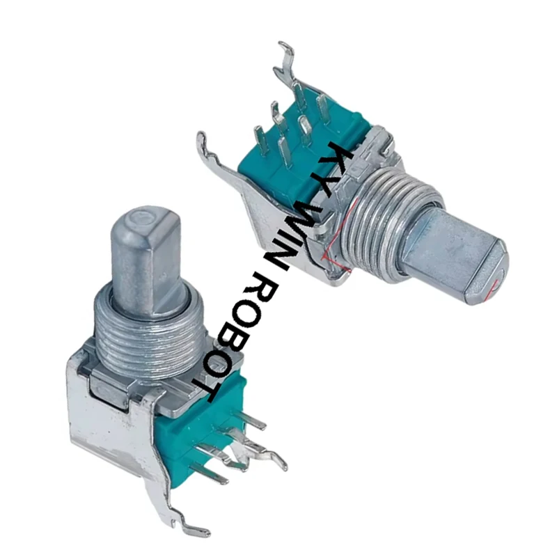 1 Stück/Los 100% ALPS Importiert RK097 Dual 6-Pin Horizontal B10K Potentiometer Leistungsverstärker Audio Lautstärkeregler Griff – Detail 2