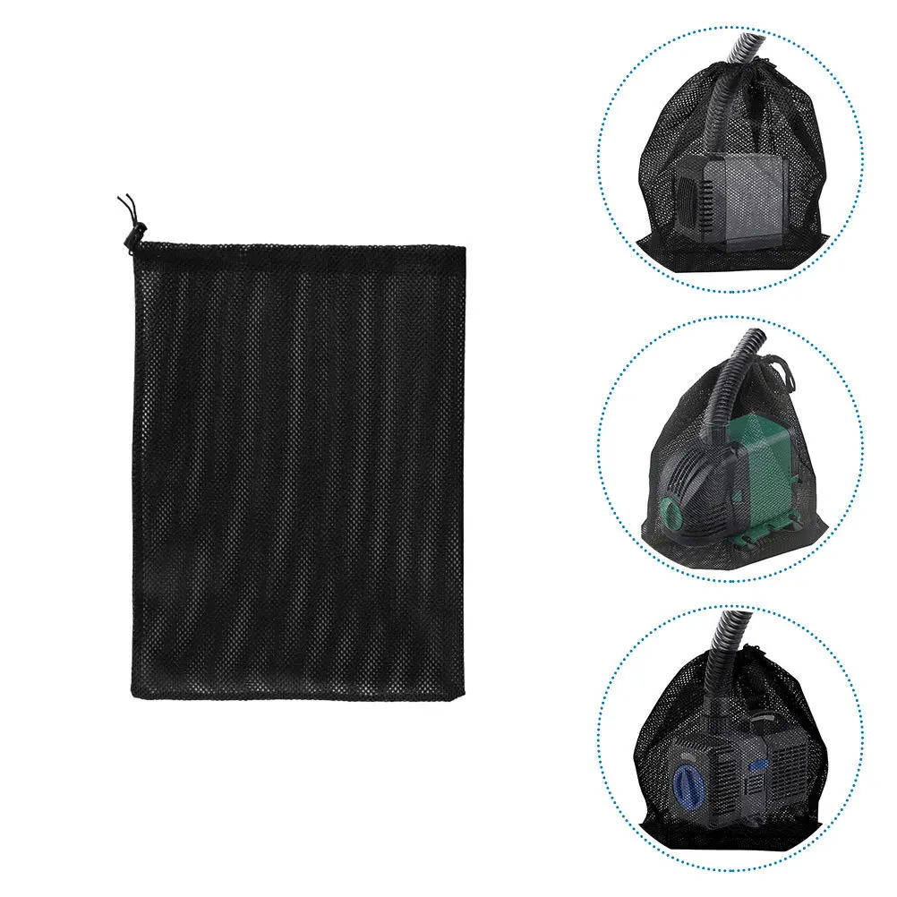 

Pond Pump Barrier Bag Mesh Filter with Drawstring for Tank Aquarium Swimming Pool Pump Protection Debris Guard