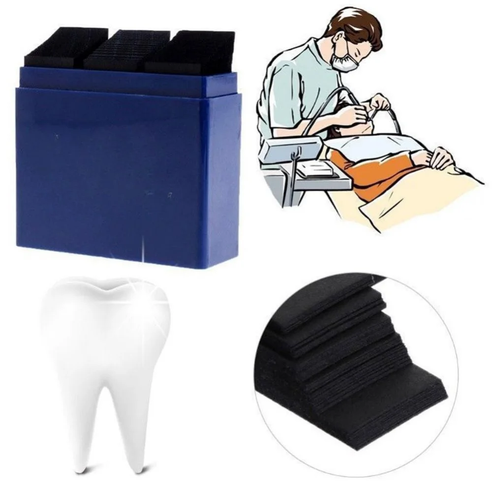 300Pcs Dental Articulating Paper Strips Blue/Red Occlusal Bite Test Paper Dental Occlusion Adjustment Oral Care for Adults Kid