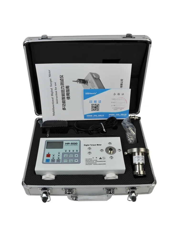 Split Digital Torque Tester 10Nm-500Nm Torque Calibration Tester for Screwdriver Wrench Torque Measurement