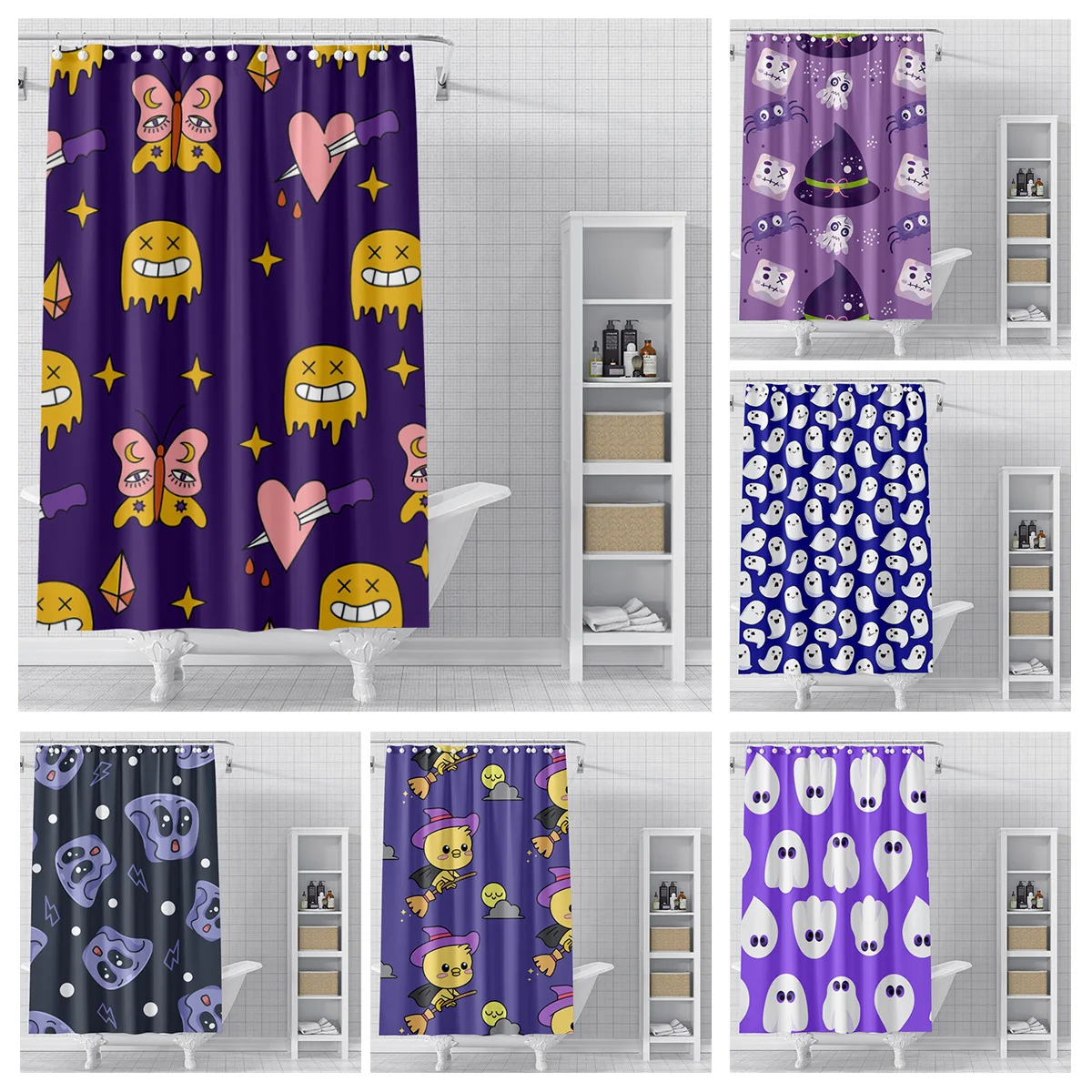 

Домашний декор, занавески для душа, искусственная ткань, современный скандинавский стиль, гостиная, Хэллоуин, осенняя Тыква