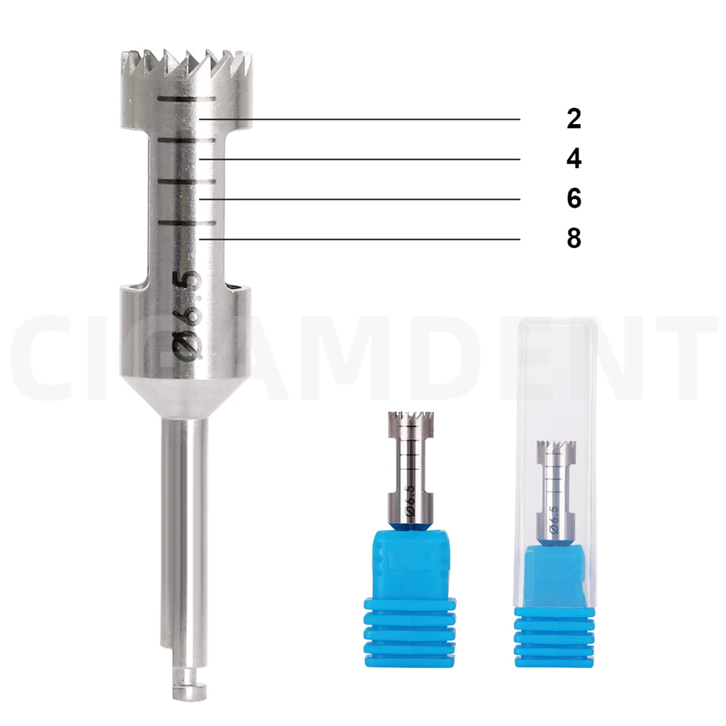 

Dental Cutting Trephine Burs 1 Pcs Implant Bone Trephine Drill Dentistry Tissue Punch Planting Drills Low Handpiece