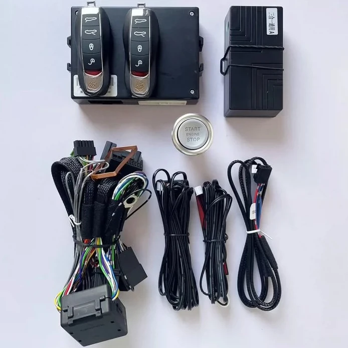 

Обновленная пассивная система бесключевого доступа для Cayenne 2006-2009, конвертер без ключа, комплект зажигания для пускового запуска автомобиля, дистанционный автомобильный стартер