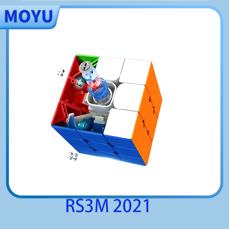 MOYU RS3M 2021 3x3 Maglev The Latest Magnetic Levitation Magic Cube Fidget Toys RS3M 2020 Cubo Magico RS3M Maglev