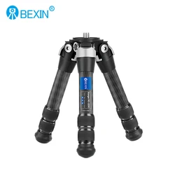 BEXIN Mini Carbon Fiber Tripod Portable Folding Compact Tabletop Tripod for DSLR Camera Head Extension Rod Magic Arm Accessories