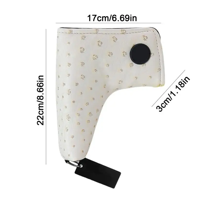 Golf Putter Cover Magnetic Putter Headcovers Golf Accessories With Magnetic Closure Mallet Putter Covers Fits Most Clubs