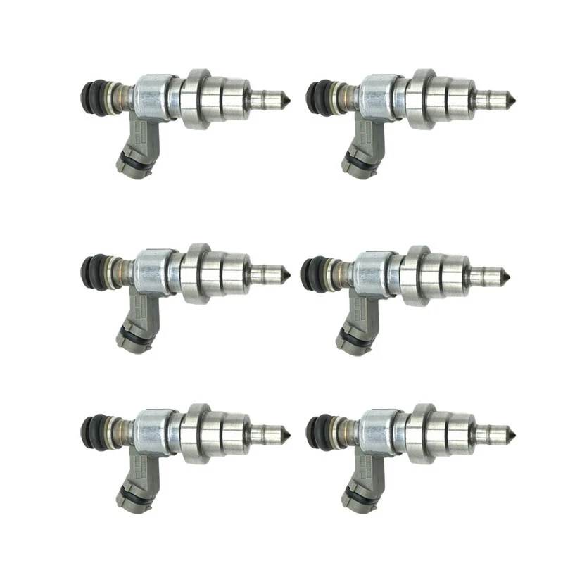 Renovate 6pcs Fuel Injector Nozzle 23250-46131 2325046131 for Toyota JZX110 1JE-FSE 1JZ-FSE V6 23209-46131 Tools Car Accessorie