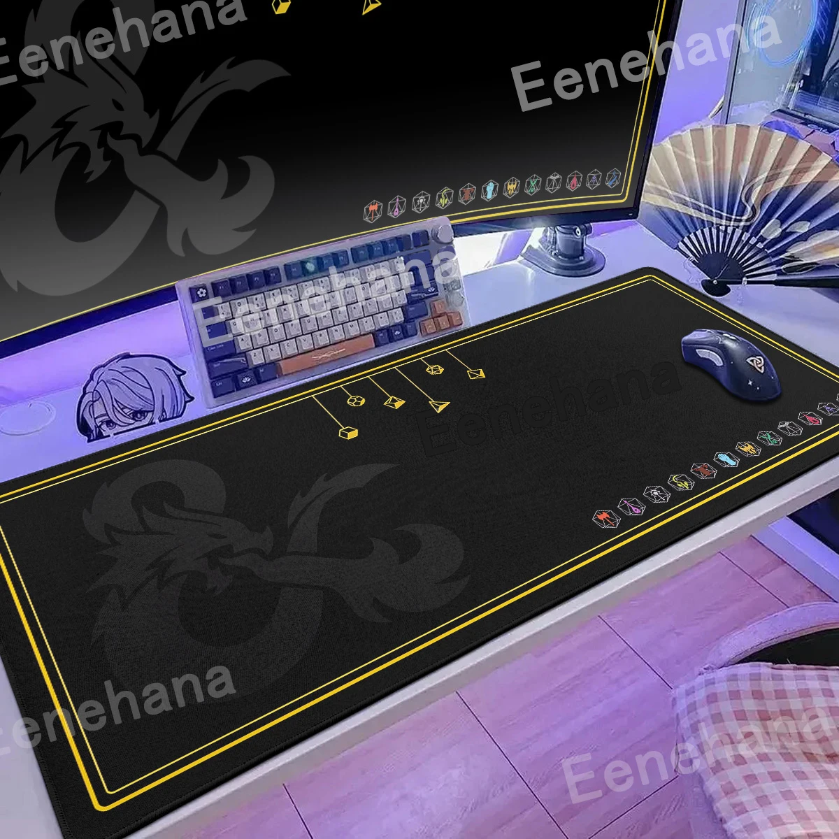 

Large Gaming D-Dungeons & Dragons Mouse Pad XXL Non-slip Rubber Big Computer Laptop Desk Accessories Game Office PC Keyboard Mat