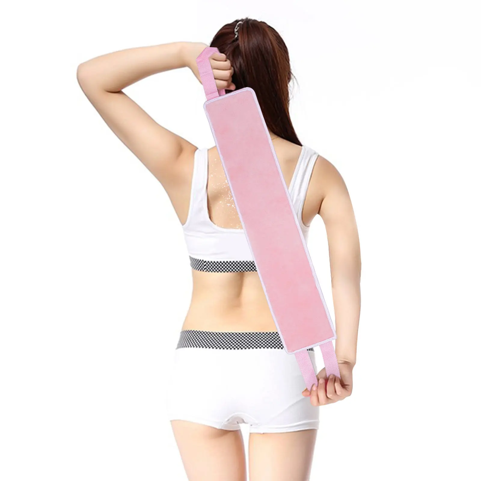 

Back Tanner Applicator Soft Back Lotion Applicator Strap Easy Use Even Self Tanning Tool for Hard to Reach Spots Tanning