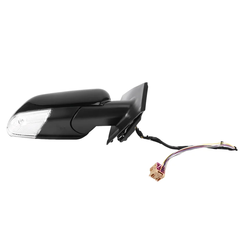 

OB-Car Rearview Mirror Assembly Exterior Door Side Wing Mirror With Turn Signal Lights For VW Polo 2006-2010 Right
