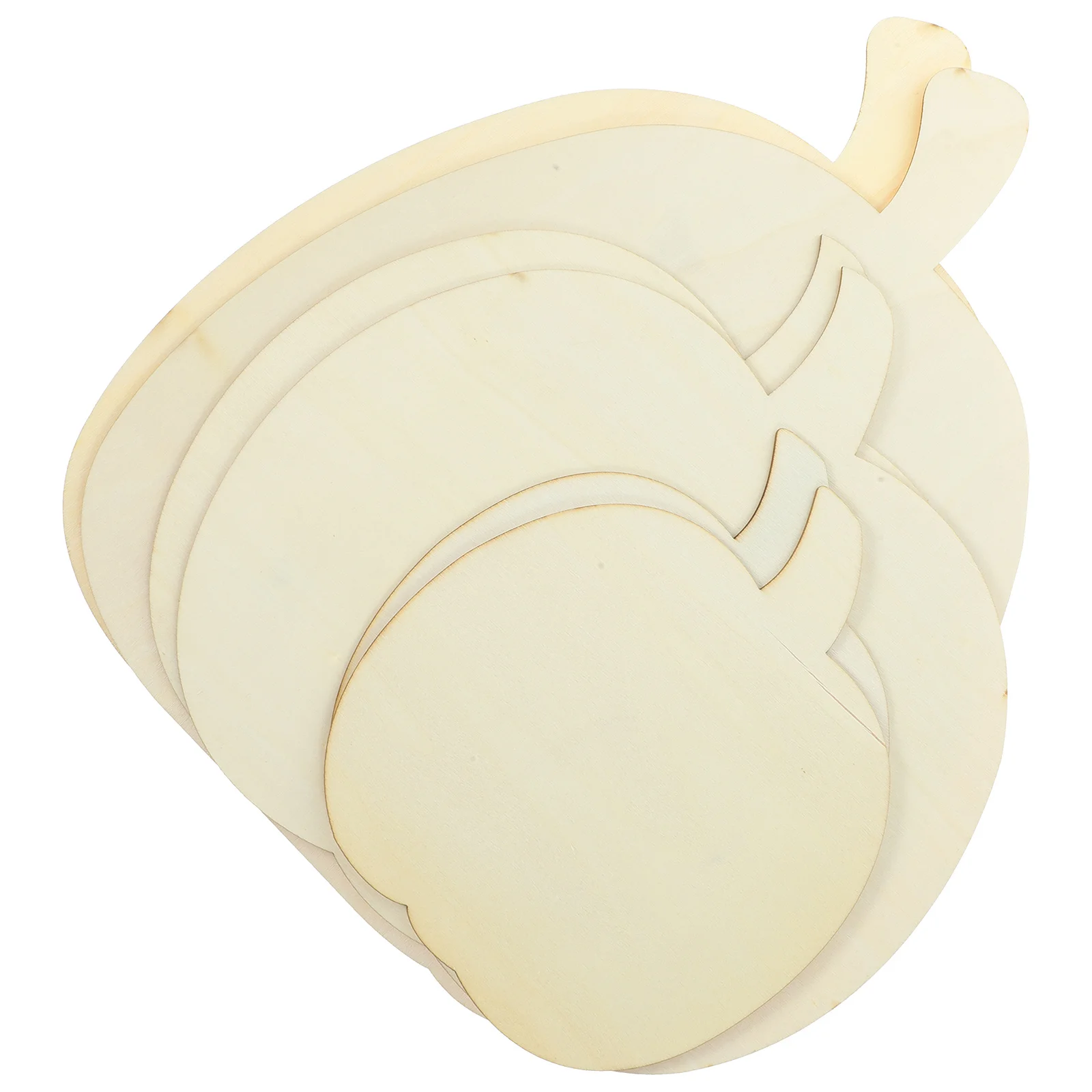 

6Pcs Wooden Pumpkin Cutouts Unfinished Autumn Fall DIY Craft Supplies Thanksgiving Decorations Wood Cutouts Wood Craft Cutout