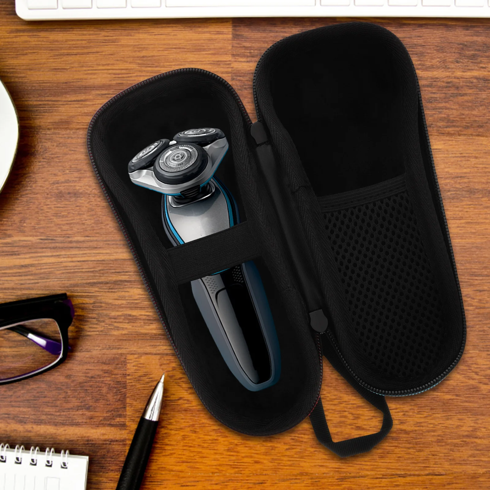 Portable Electric Shaver Case Black for S5531 S5535 S5351 Shockproof Travel Storage Bag Men's Razor Protective Hard Case