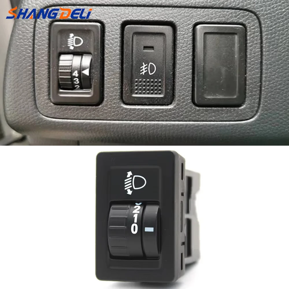 Compatible For Suzuki Alto SX4 2013 Accessories Car Headlamp Leveling Switch Headlight Height Adjustable Switch Button