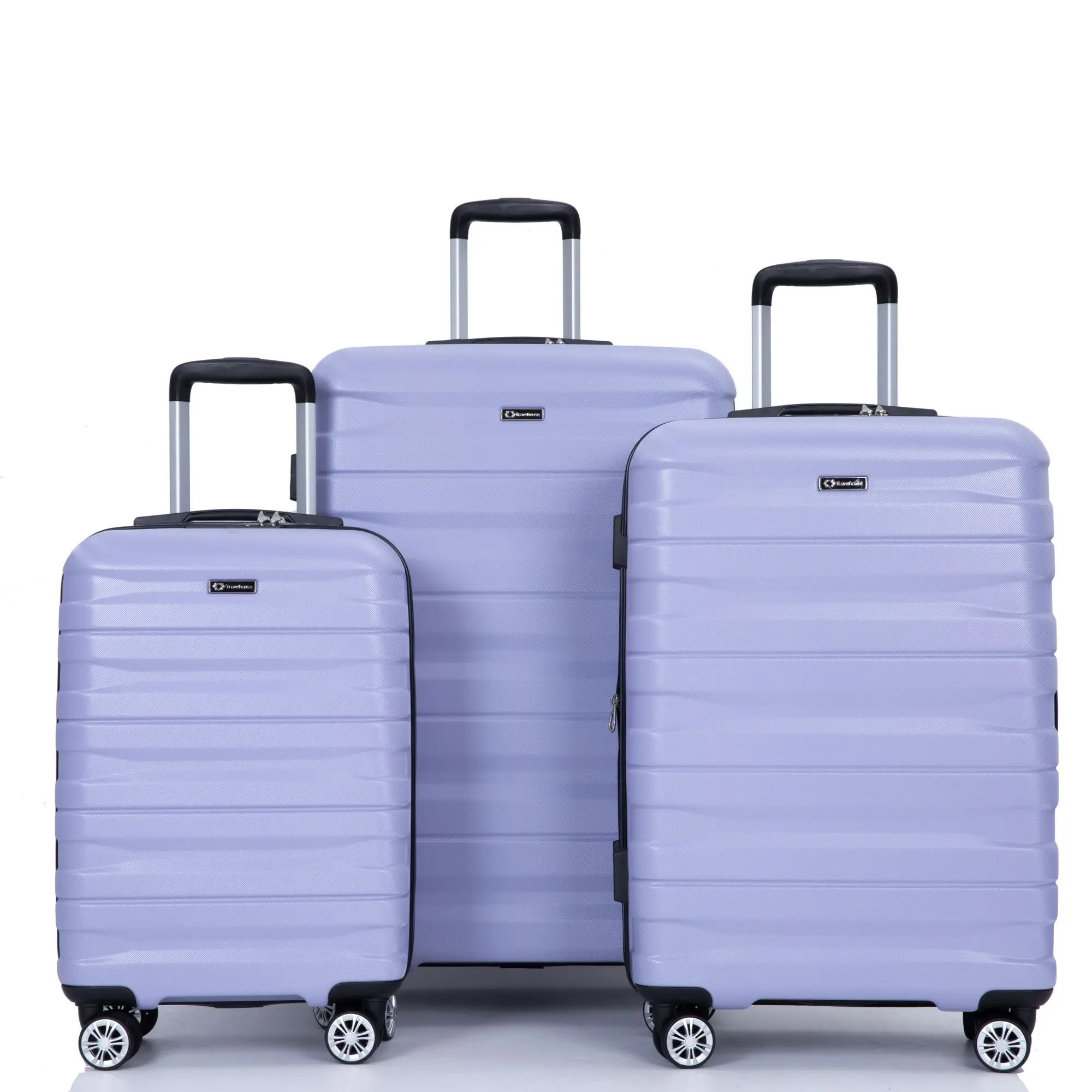 

3 Piece Luggage Sets PC Lightweight & Durable Expandable Suitcase with Two Hooks, Double Spinner Wheels, TSA Lock, (21/25/29) Li