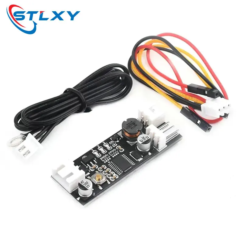 12V 0.8A DC PWM 2-3 Single Wire Fan Temperature Control Speed Controller Chassis Computer Noise Reduction Module NTC B50K 3950