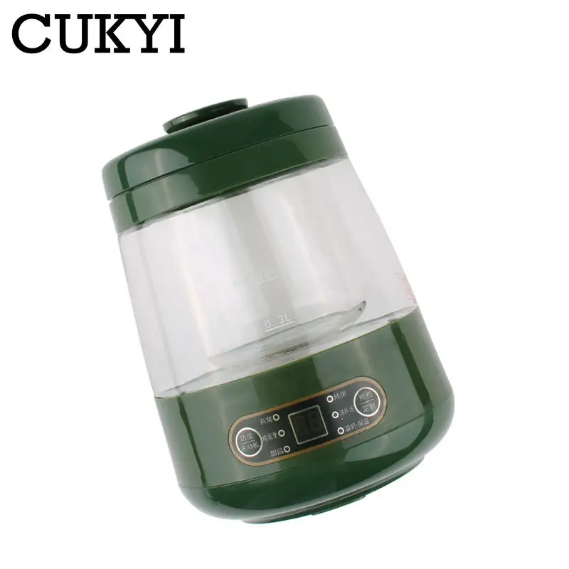 

CUKYI Household Health Pot Mini Porridge Stewing Soup Cup Electric Kettle Boiling Cup Tea Maker Bird's Nest Dessert 220V 600ml