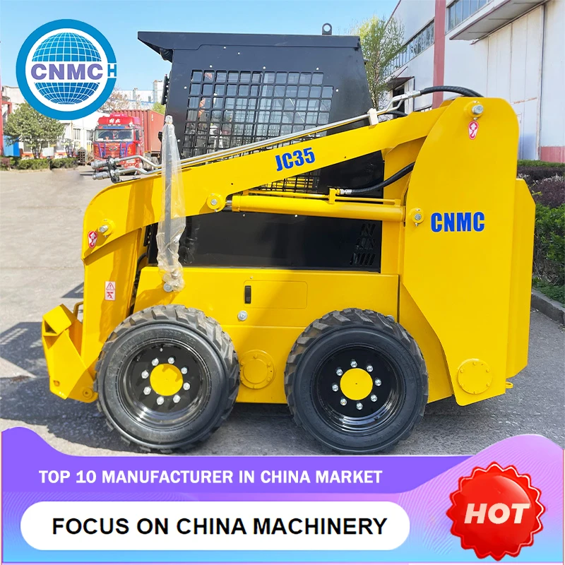 

Compact Loader Whell Skid Steer Loader Made in China for Farm Garden Easy to Operate Customizable Road and Constructio 5 Tons