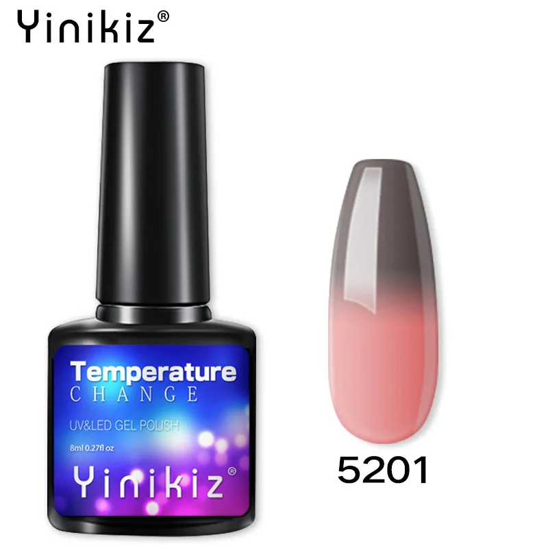 

New Color-Changing Nail Gel Multi-Color Temperature-Sensitive Nail Polish GeluvNail Polish Gel Tools Cross-Border Trending Color