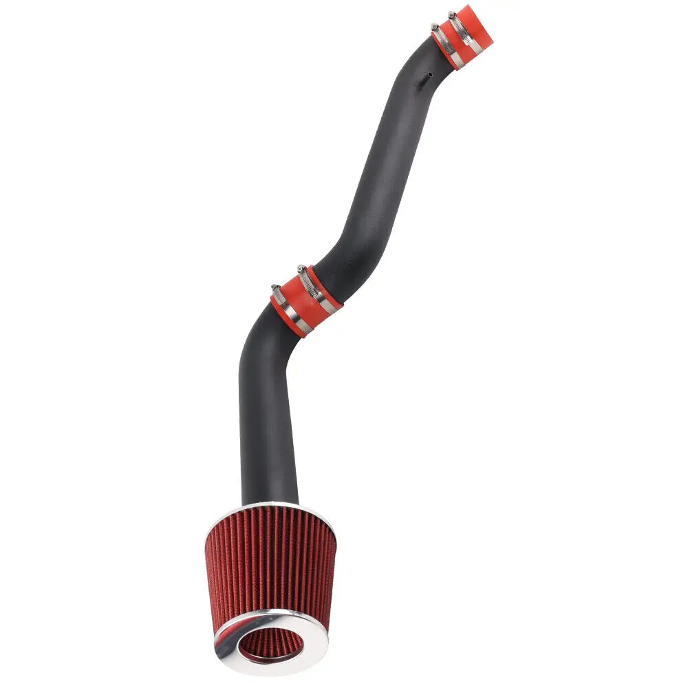 Racing Car Silver Black Cold Air Intake Induction Pipe with Filter for 94-02 Honda Accord 2.2L/2.3L Engine