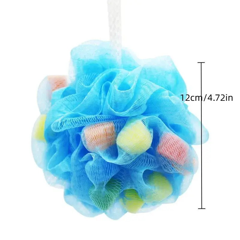 Weiche Bad Peeling Bad Ball Körper Sauber Bad Puff Bad Lieferungen Blume Form Schrubben Blase Dusche Mesh Schwamm Zurück Pinsel
