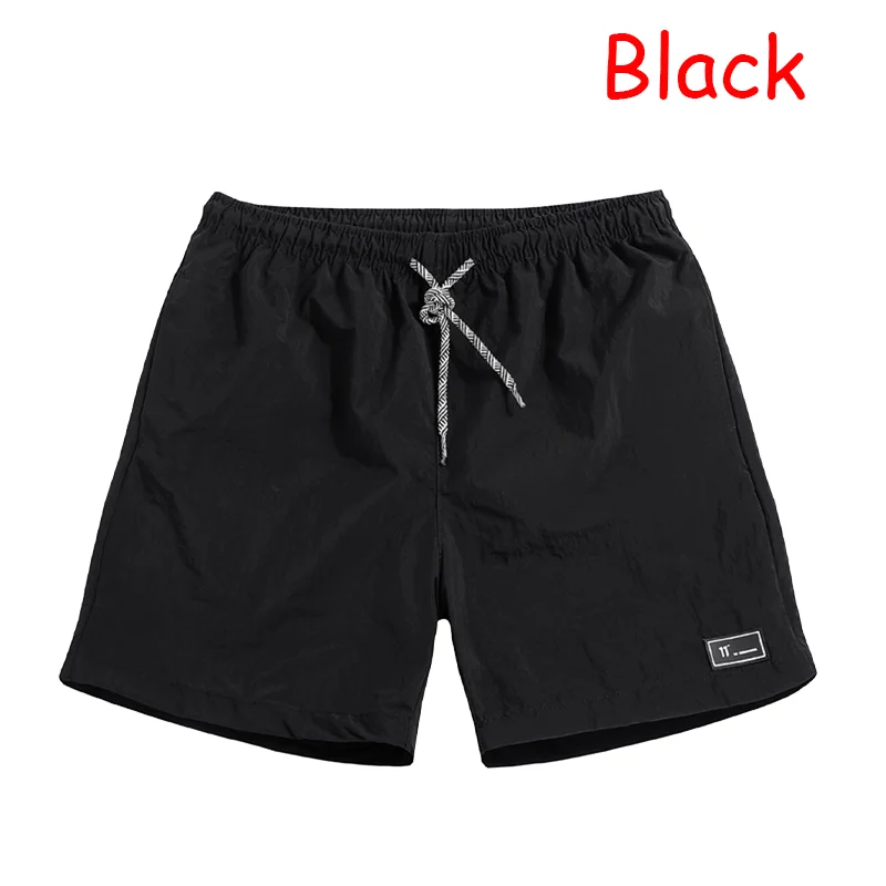 Calções curtos com cordão shorts casuais shorts de secagem rápida calções impressos nadar surf beachwear shorts roupas masculinas