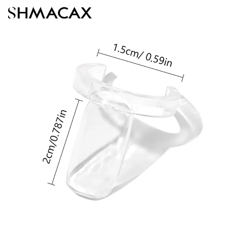 50 Stück transparenter Nagel Display Ring DIY Color Board Display Ring Nagellack Farbe Display Karten ring für Maniküre Display Tool