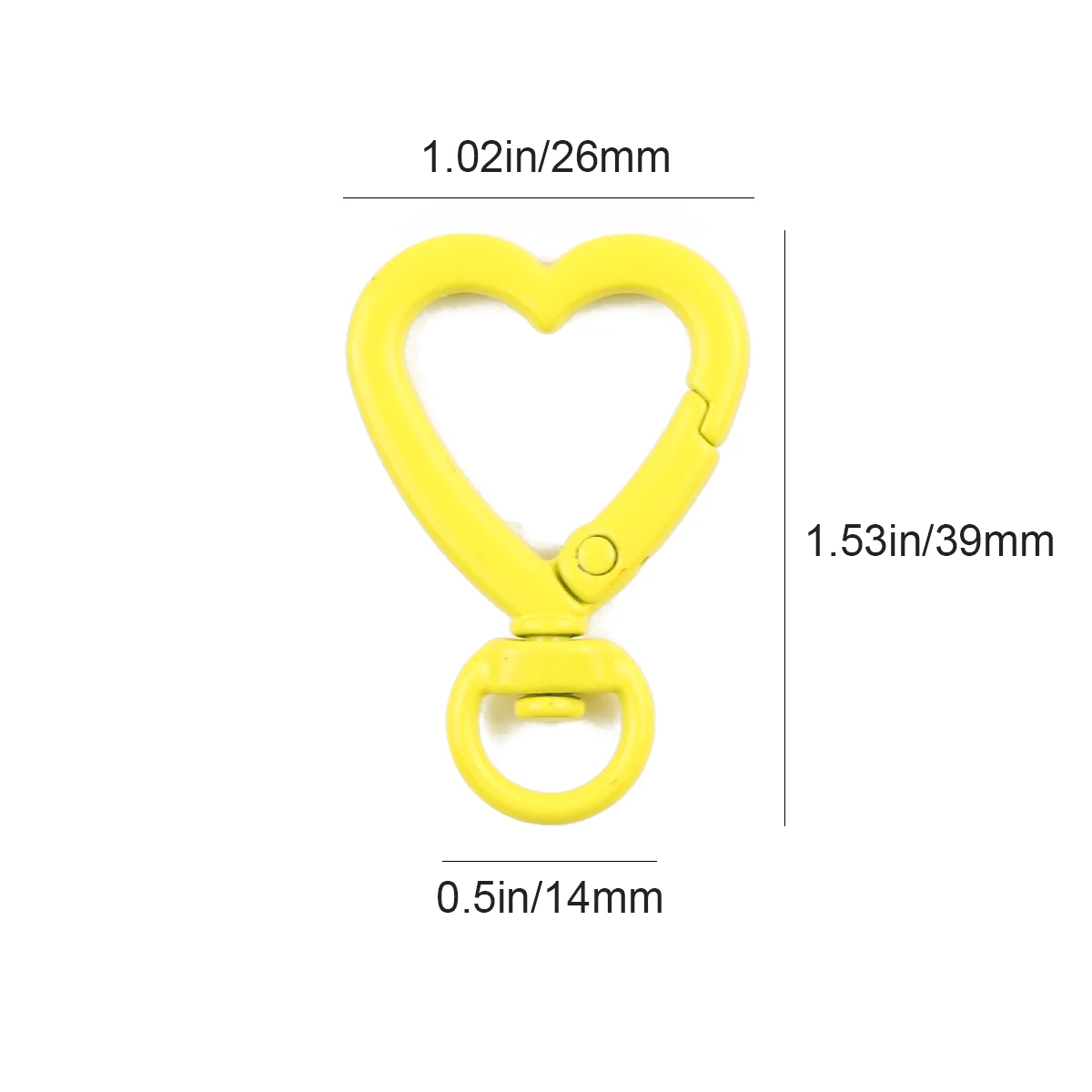 2-5pcs zinc alloy heart Lobster Clasps Hooks Connectors Necklace for DIY Jewelry Making Supplies
