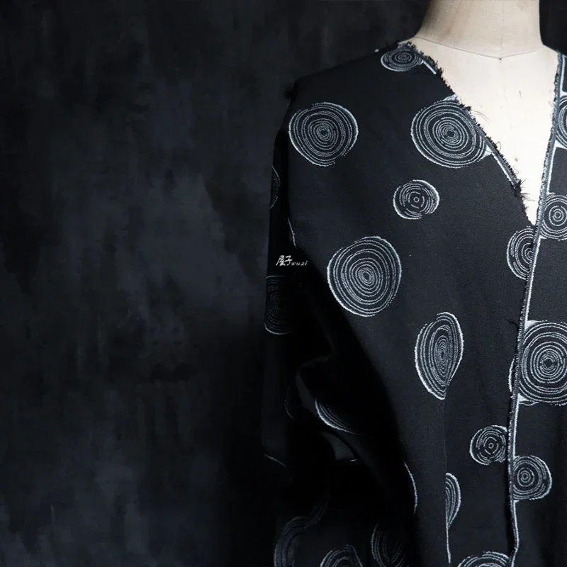 

Круг мастерства из хлопка и конопли, дизайнерская ткань, дизайнерская одежда, оптовая продажа, ткань для шитья, материал «сделай сам»