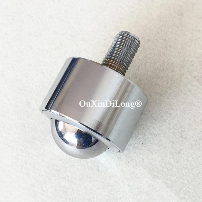 10PCS Stainless Steel/Bearing Steel/Nylon Ball Precision Conveying Universal Ball Bearing Transfer Unit Conveyor Rollers Casters