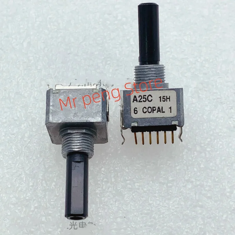 2pcs for REC16A25-201-C Optical encoder with switch Medical instrument encoder 26 point with press switch